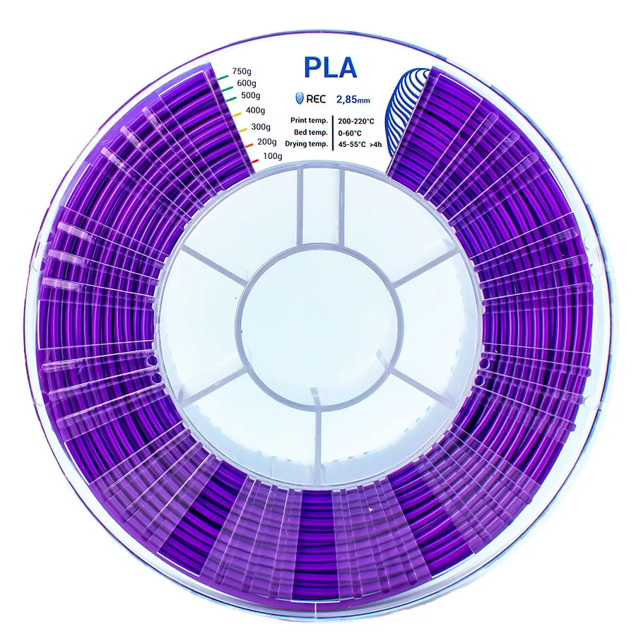 REC PLA пластик 2,85 Фиолетовый 0.75 кг
