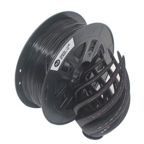 PLA+ пластик SolidFilament 1,75 мм 1 кг черный