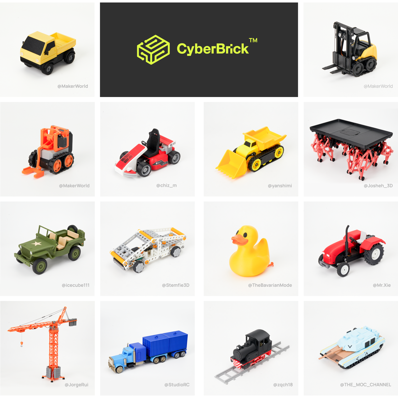 Набор электронных и механических компонентов Bambu Lab CyberBrick Ultimate
