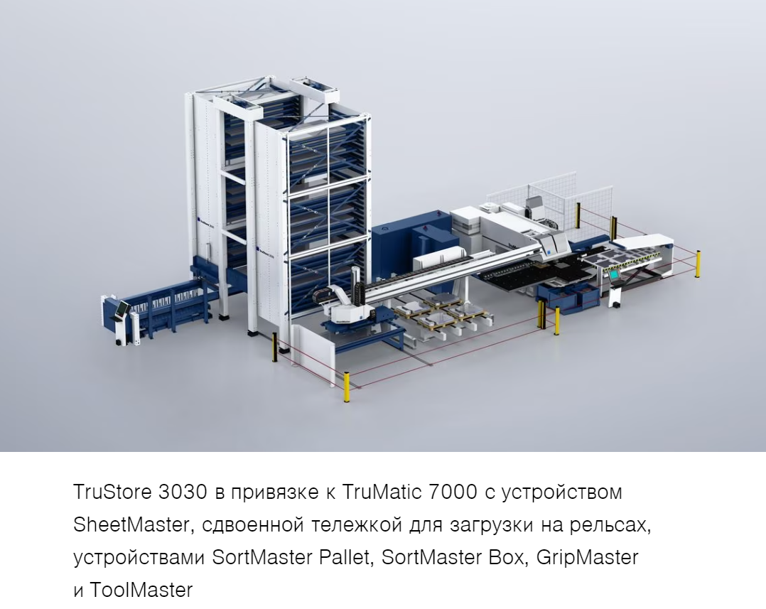Система складирования Trumpf TruStore серии 3000