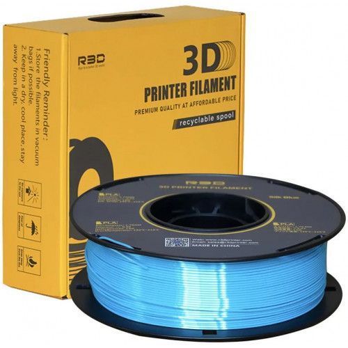 PLA Silk пластик Solidfilament 1,75 мм синий 1 кг