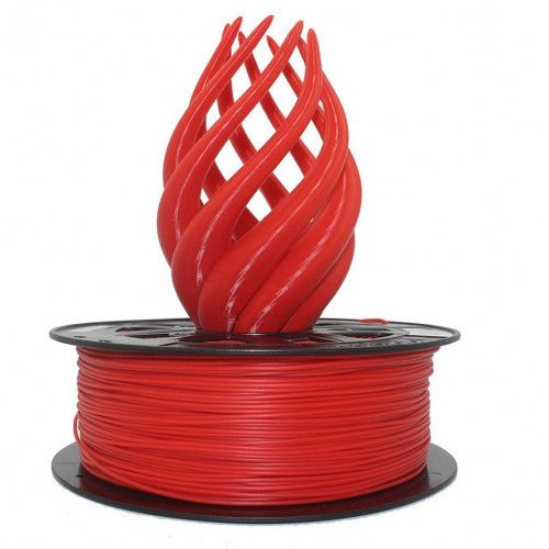 PLA пластик 1,75 мм SolidFilament красный 1 кг