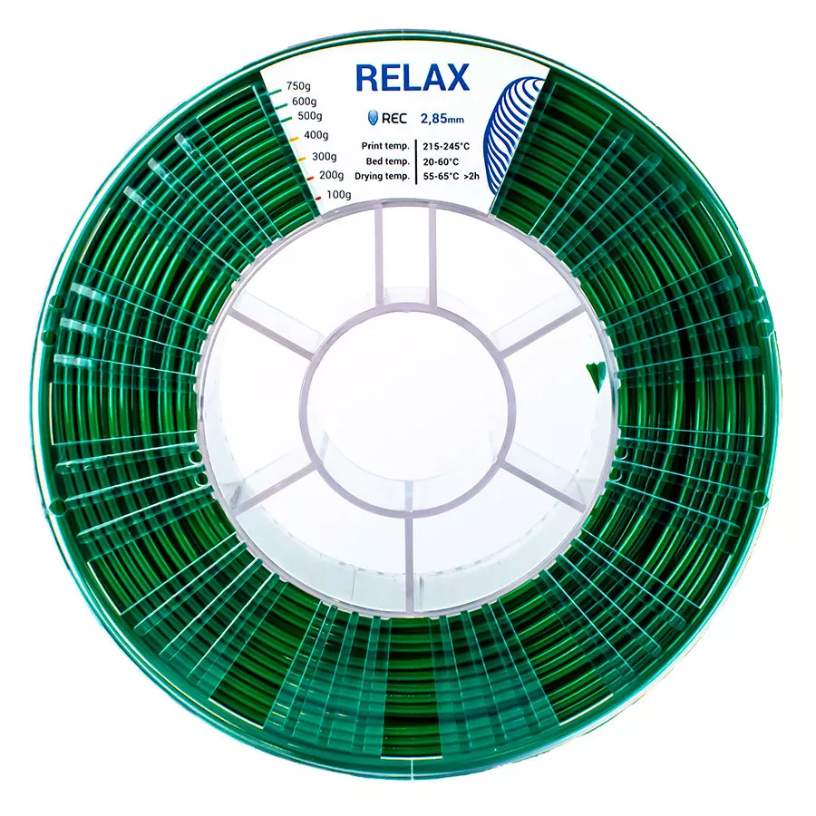 REC RELAX пластик REC 2.85мм зеленый 0.75кг