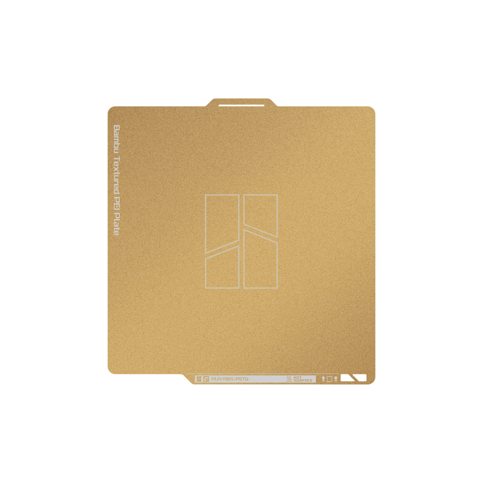 Печатная платформа с текстурированным PEI-покрытием для 3D-принтеров Bambu Lab P2S/ X1C/ X1E/ P1P/ P1S/ A1/ X2D