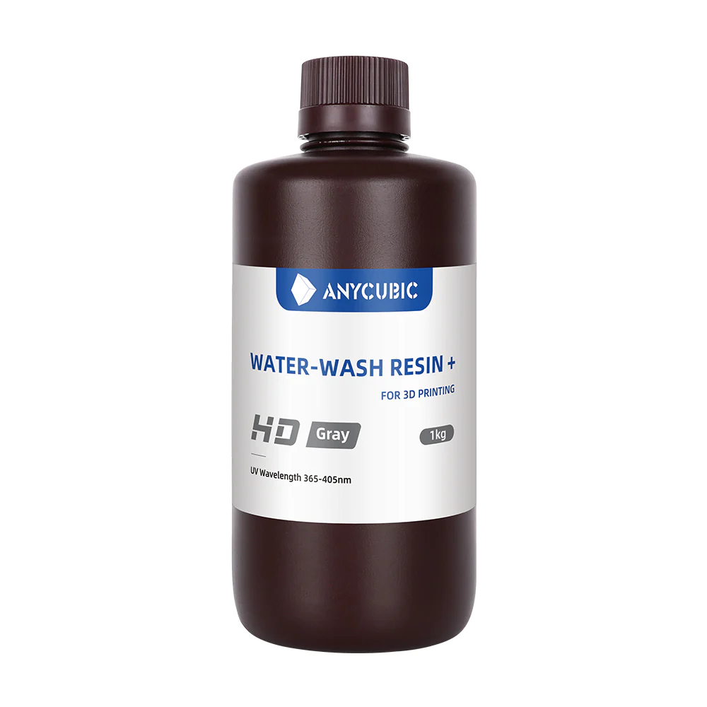 Фотополимер Anycubic Water-Wash Resin+ HD серый