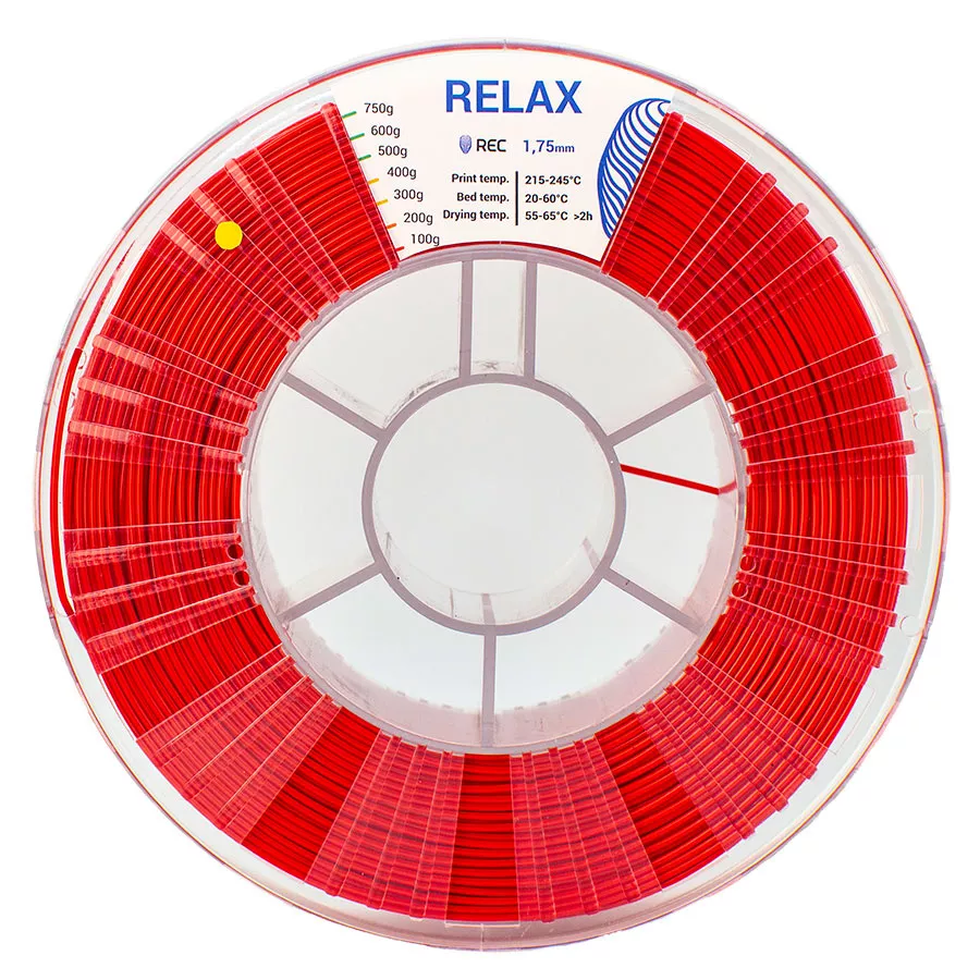 REC RELAX пластик 1,75 Красный 0.75 кг