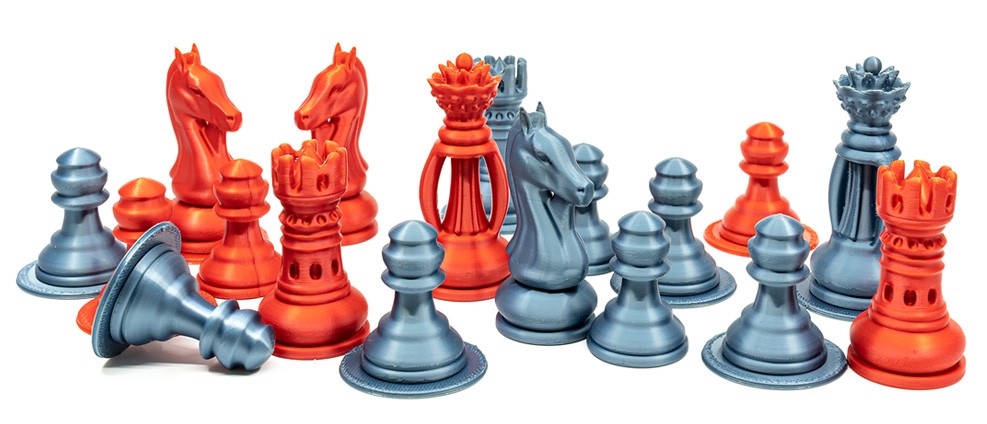 Шахматы сделанные на FlashForge Voxelab Aries