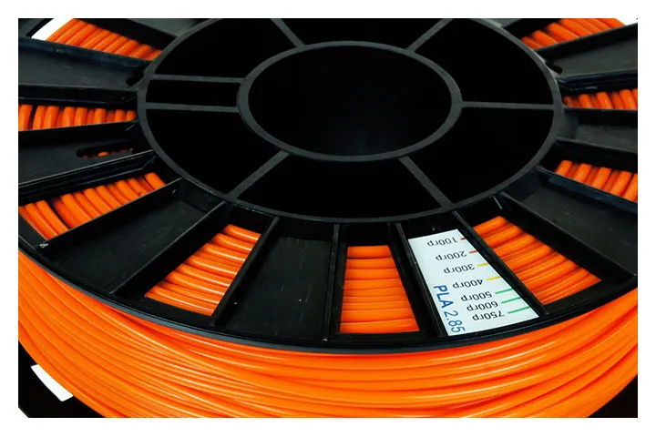 PLA пластик 2,85 Оранжевый 0.75 кг