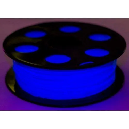 PLA пластик Bestfilament для 3D-принтеров флуоресцентный голубой 0,5 кг 1,75 мм