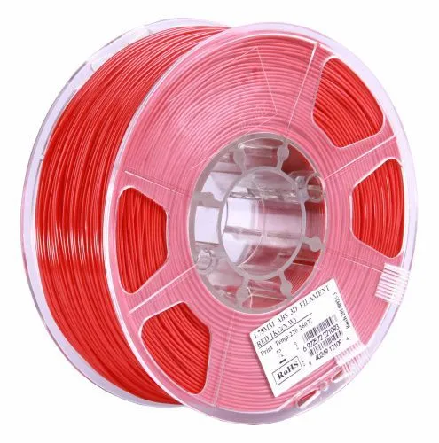 Катушка пластика ABS ESUN 1.75 мм 1кг., красная