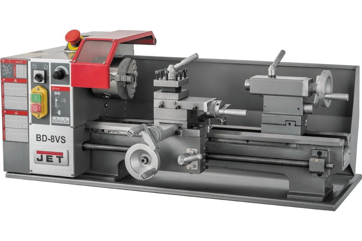 Настольный токарный станок по металлу JET BD-8VS купить в Москве,  Санкт-Петербурге – цена, доставка