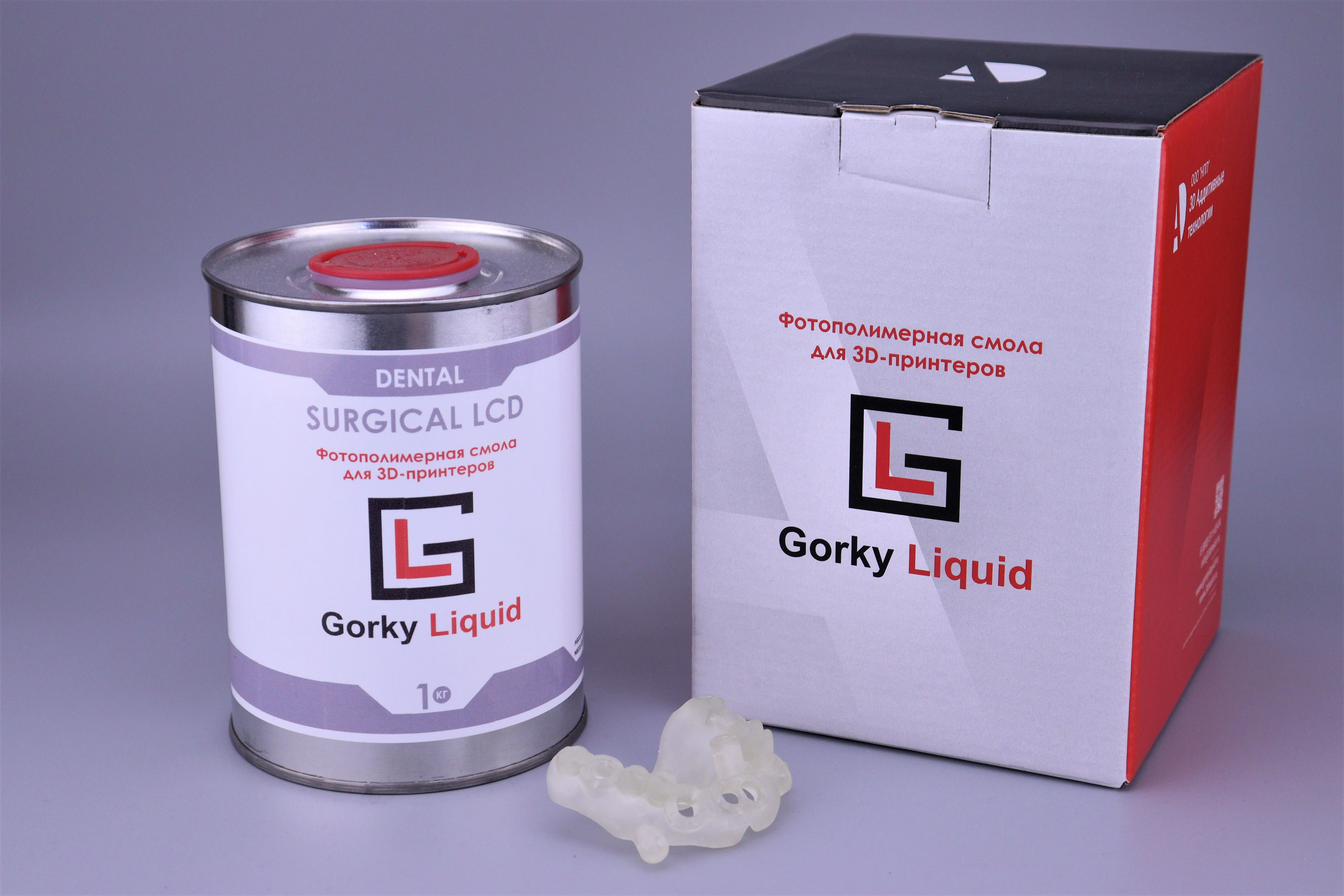 "Dental Surgical" LCD/DLP 1 кг фотополимерная смола Gorky Liquid