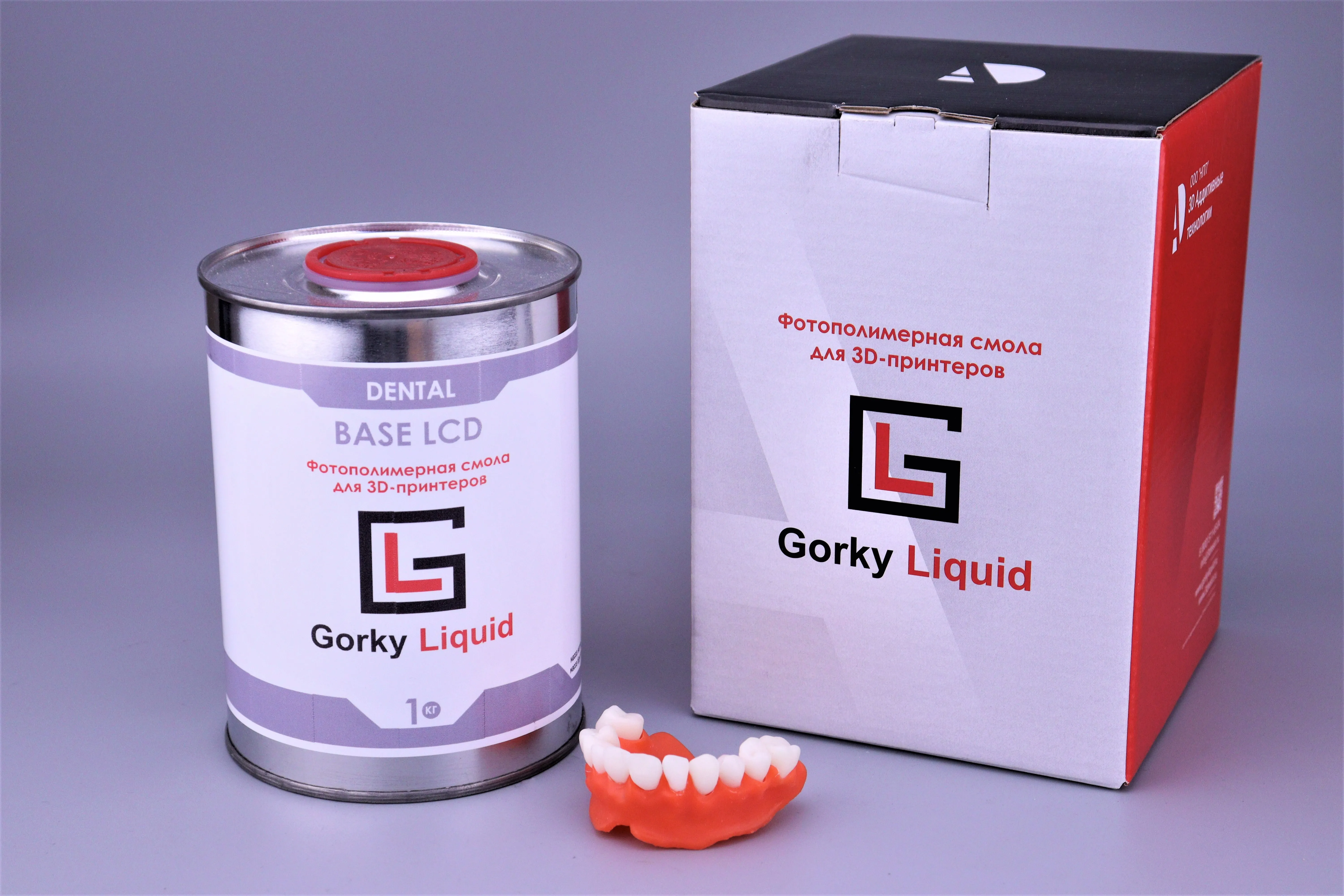 "Dental Base" LCD/DLP 1 кг фотополимерная смола Gorky Liquid